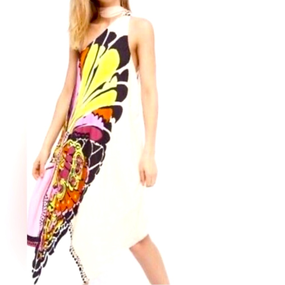 One-Shoulder Summer Butterfly Dress by Free People L